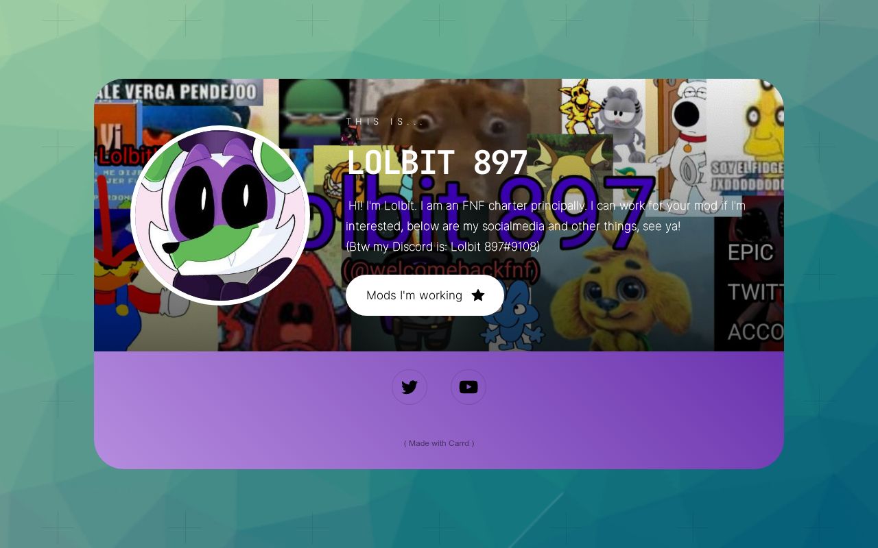 Lolbit's carrd